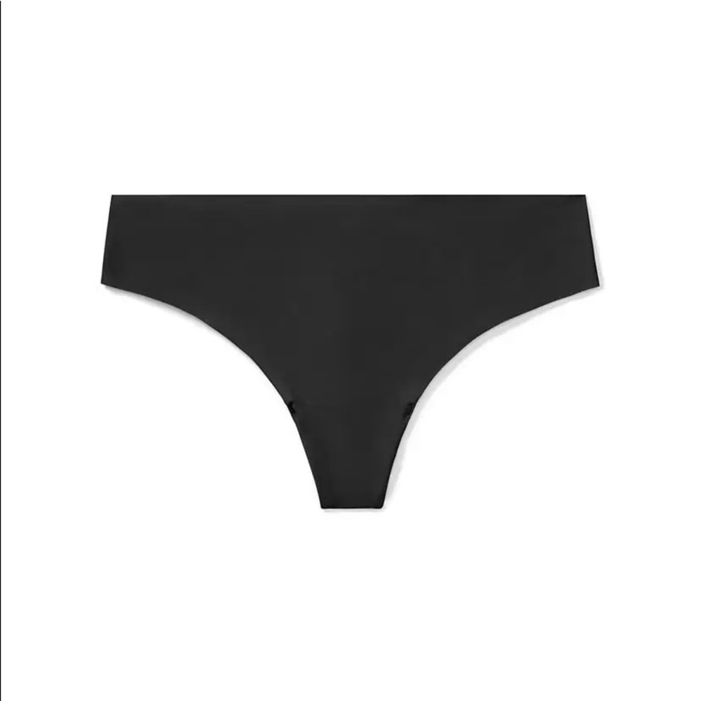NWOT True & Co. Body Thong, black, size S